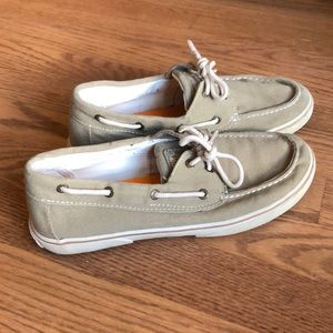 Youth/Kids Sperry Top Sider Boat Shoe. Size 5. Tan